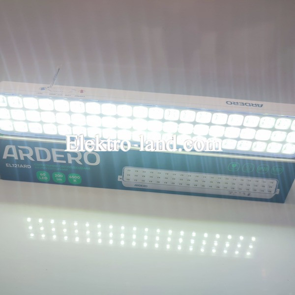 Светодиодный аккумуляторный светильник Ardero EL121ARD 4W 6500К
